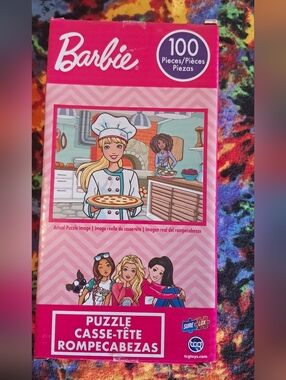 New In Box 100 Piece Barbie Puzzle
